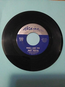 1965 Rickey Martin 7" 45rpm Blaine Records 4001 "When I Lost You" JAZZ rare - Picture 1 of 4