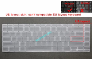 US Keyboard Skin Cover for Asus Zenbook UX425 UX425E UX425I UM425 UM425IA UM425U - Picture 1 of 6