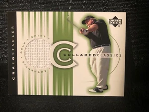 Craig Stadler Upper Deck 2003 Collared Classics Authentic Golf Shirt Card CC-CS - Picture 1 of 2