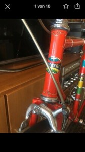 Cadre Vélo Vintage Rickert Spezial Dortmund – Acier Rouge 56 Cm