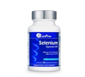CanPrev Selenium Glycinate 200 120 v-caps - Picture 1 of 1