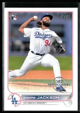 Andre Jackson 2022 Topps 582 Montgomery Set Foil Stamp RC #258 Los Angeles
