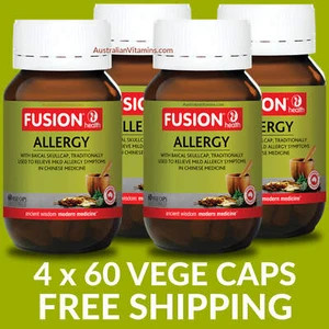 Fusion Health Allergy 60 Capsules - 4 PACK PRICE - $31.50 each - Picture 1 of 1