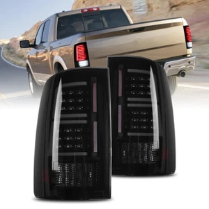 Pair LED Tail Lights Smoke Lens For 2019-2023 Ram 1500 Classic Brake Turn Lamps - Picture 1 of 12