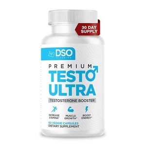 DSO Vitamins Testo Ultra–Natürliche Testosteron-Energieunterstützung Für Männer - Bild 1 von 11