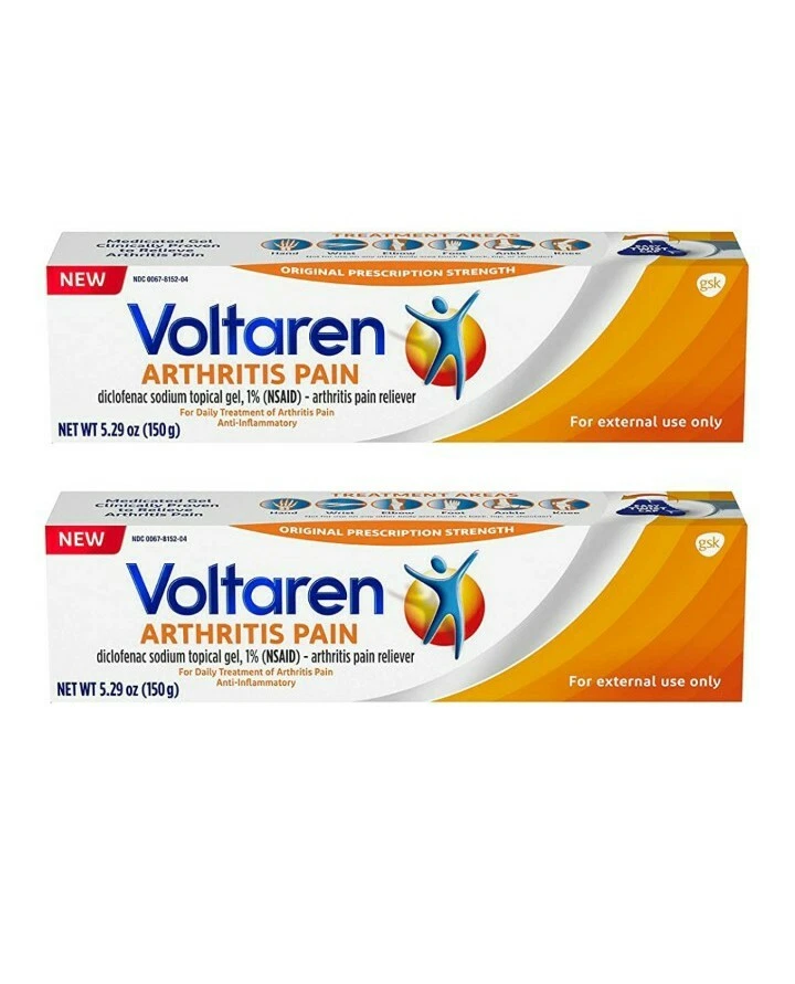 Paquete de 2 gel tópico para el dolor de artritis 150 g (5,29 oz) tubo caducado 02/2026 Foto 1 de 1