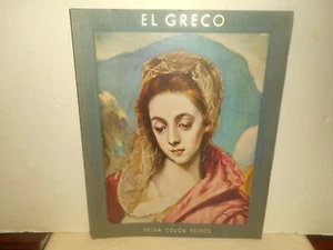 SKIRA Color Prints EL GRECO Book of 6 Plates Printed in Switzerland 1960 - Picture 1 of 12
