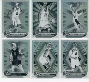 Lote de 6 cartas refractor negativo cromado Topps 2023-24 Jason Willians/Mathurin/Tate - Imagen 1 de 1