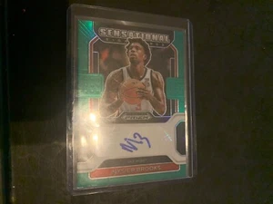 Nysier Brooks 2022 Prizm Draft Picks #SS-NBR Sensational Signatures Green - Picture 1 of 2
