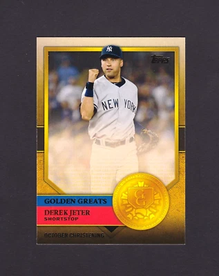2012 Topps / Golden Greats #GG-28 Derek Jeter [Yankees] [NM/MT] - Image 1 of 2