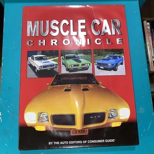 Muscle Car Chronicle Book HARD COVER By Consumer Guide - Picture 1 of 6