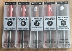 Lot 5 Revlon Colorstay Overtime Lipcolor, Assorted colors - Picture 1 of 2