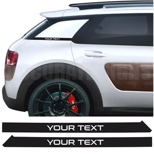 Righe per Adesivi Cactus Citroen C4 Personalizzati Testo Decalcomanie Grafica Vinile - Foto 1 di 3