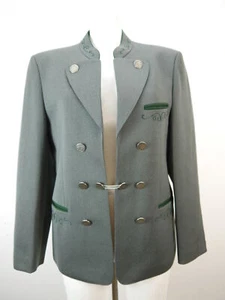 Original Tracht grün Schurwolle mit Stickerei klasse Herren Lodenjacke Gr.25 - Bild 1 von 6