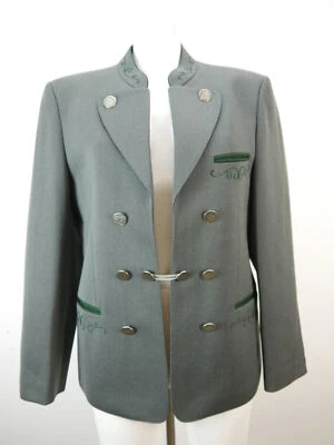 Original Tracht grün Schurwolle mit Stickerei klasse Herren Lodenjacke Gr.25 - Bild 1 von 4