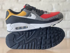 Nike Air Max 90 SE Black Phantom Chile Red Running DC9446-001 Women 11 Men's 9.5 - Picture 1 of 10