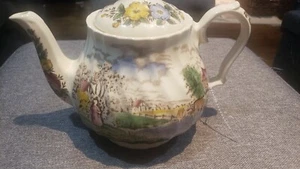 Vintage Teapot, Country Life Made in England, by Sadler  - Picture 1 of 9