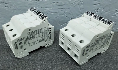 Lot of 2 - Unused BUSSMANN CHCC3DU Fuse Holder Blocks, 0 to 30A, Class CC,3 Pole - Image 1 of 4