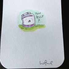 Katie Cook You Jelly Original Sketch Card NYCC