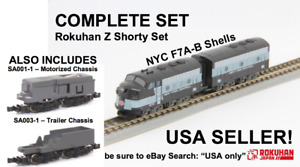 Rokuhan Z Shorty NYC New York F7 A-B Locomotive Set ST012-2 SA001-1 SA003-1 USA