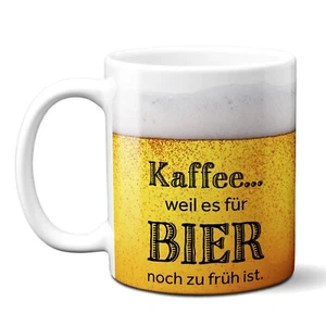 online-hut-Tasse- Männer- Bier-für Bier noch zu früh-LT-80 - Bild 1 von 3