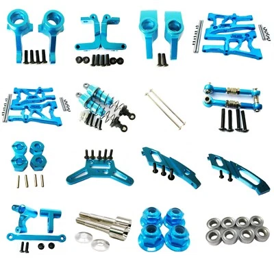 Aluminum Alloy CNC metal Upgrade DIY parts Blue Fit For 1/10 HPI WR8_flux Rc Car - Image 1 of 4