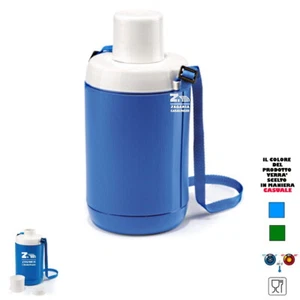 BOTTIGLIA BORRACCIA TERMICA LITRI 2,5 LT MARE CAMPEGGIO LAVORO VERDE - AZZURRO - Foto 1 di 1