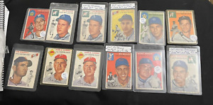 1954 Topps Baseball Card Lot - 53 Vintage Cards