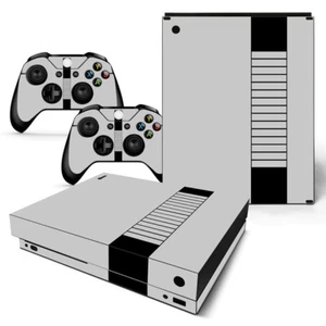 Xbox One X Skin Design Foils Sticker Screen Protector Set - Retro Nes Motif - Picture 1 of 1