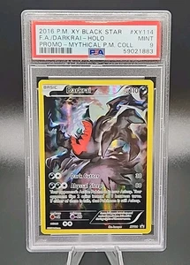 PSA 9 Mint Pokemon Darkrai Mythical Coll. Full Art Black Star Promo XY114 - Bild 1 von 2