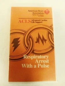 American Heart Association ACLS Respiratory Arrest With Pulse VHS Cassette LN - Picture 1 of 3