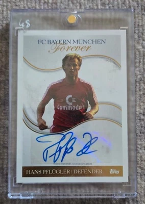 Hans Pflügler Base Auto | Topps FC Bayern Forever 2023/24 - Bild 1 von 2