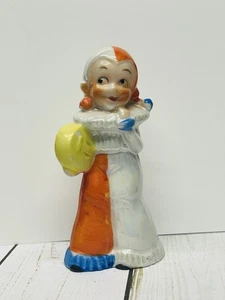 Mandolina vintage Pierrot arlequín payaso bufón era decorativa Japón - Imagen 1 de 7