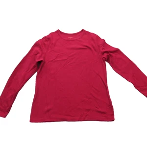 Sonoma Shirt Damen Medium Rot Langarm Stretch Rundhals Freizeit Lagenlook Oberteil - Bild 1 von 7