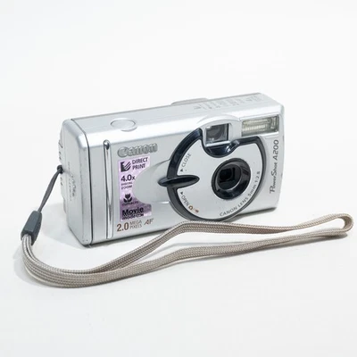 Canon PowerShot A200 Digital Camera 2.0MP CCD Digicam + 128mb Card - TESTED! - Image 1 of 4