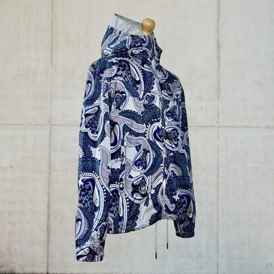 Limited Edition Pretty Green x Katie Eary Papilio Printed Jacket & Pin Badge - Image 1 of 4