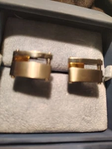 Dolan Bullock Manschettenknöpfe 18k vergoldet - Bild 1 von 5