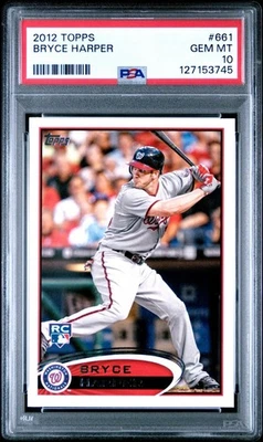 2012 Topps Bryce Harper Rookie #661 PSA 10 - Image 1 of 4