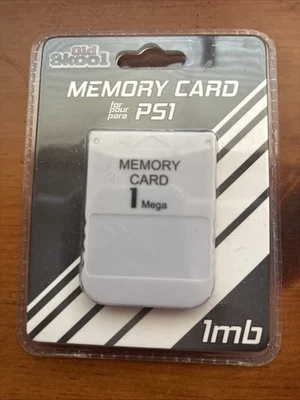 Old Skool PS1 Playstation 1 PSOne PS1 15 Blocks 1MB Memory Card ** BRAND NEW ** - Image 1 of 2