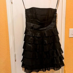 White House Black Market trägerloses schwarzes Kleid Größe 10 - Bild 1 von 18