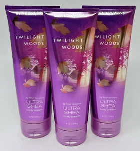 3 BATH & BODY WORKS TWILIGHT WOODS ULTIMATE HYDRATION CREAM BODY LOTION HAND 8OZ - Picture 1 of 5