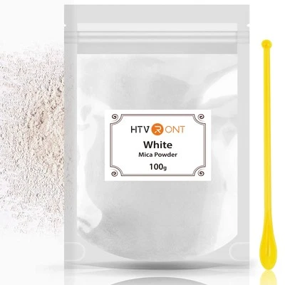 White Mica Powder for Epoxy Resin - 3.5 oz (100 g) Mica Pigment Powder, Mica ... - Image 1 of 4