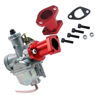 Intake Manifold Carburetor Adapter Red Fit For Honda Clone Go Kart Motor - Image 1 of 4