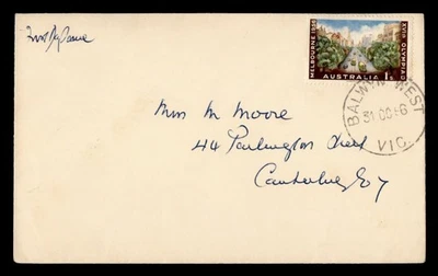 DR WHO 1956 AUSTRALIA FDC OLYMPICS MELBOURNE M37957 - Image 1 of 2