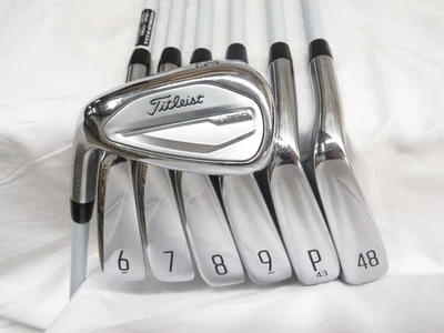 Used LH Titleist T350 Iron Set 6-PW+48*+53* Tensei Red Ladies Flex Graphite - Image 1 of 4