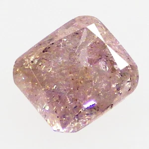 0.17 Ct Fantastic Cushion (3 x 3 MM) Natural Argyle Fancy Purplish Pink Diamond - Picture 1 of 6