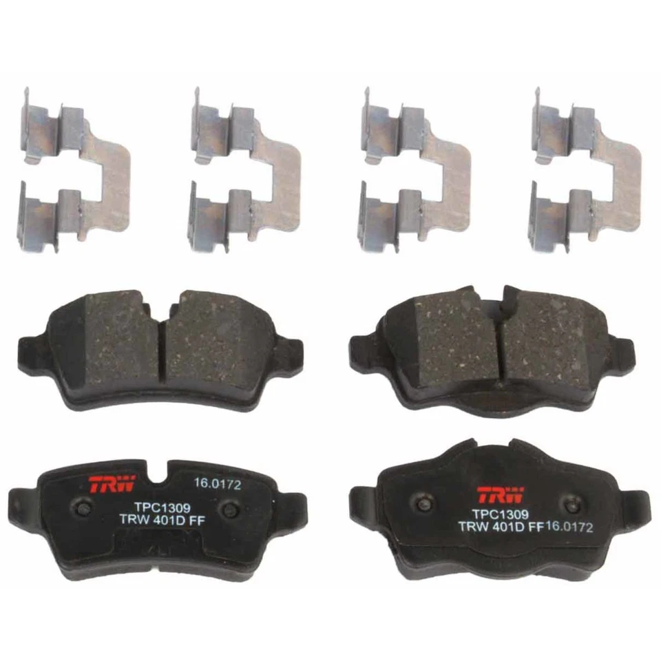 Juego de pastillas de freno traseras TRW TXH1309 para Mini Cooper 2007-2015 Foto 1 de 1