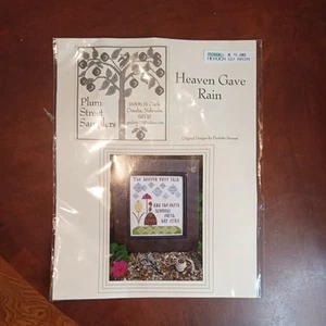 Plum Street Samplers - HEAVEN GAVE RAIN - VINTAGE NEW UNUSED... SHIPPING FREE da - Picture 1 of 10
