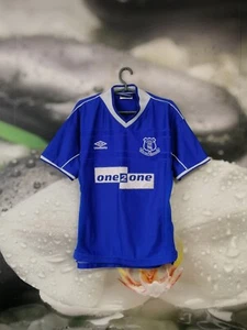 Everton 1999 - 2000 home vintage football shirt jersey camiseta Umbro size M - Picture 1 of 9