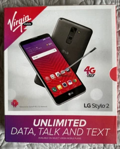 NEU LG Stylo 2 LS775 – 16 GB – Smartphone Titan (Virgin Mobile) 5,7" 1080P - Bild 1 von 6